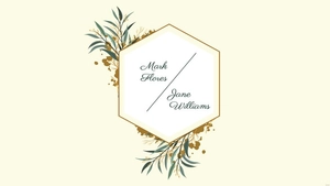 Wedding Name Background