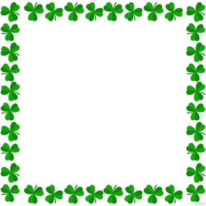 St. Patrick's Day Frame Vector