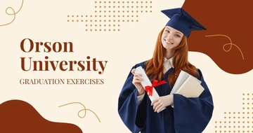 Free Graduation Event Facebook Post Template to Edit Online