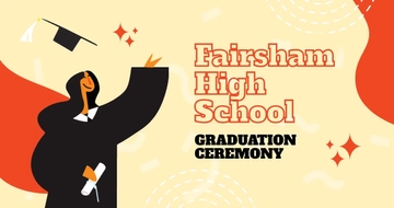 Free Graduation Ceremony Facebook Post Template to Edit Online