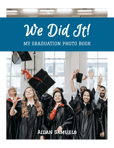 Graduation Photo Book Template