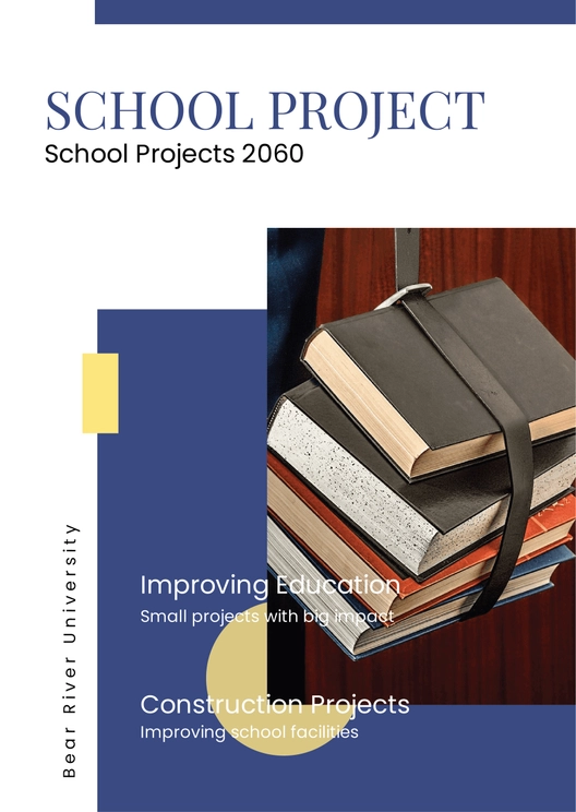 School Project Booklet Template