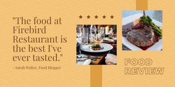 Free Customer Testimonial Twitter Post Template to Edit Online