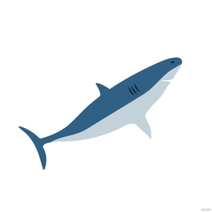 Simple Shark Vector