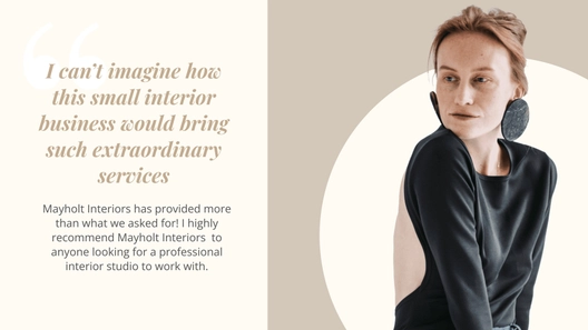 Interior Studio Testimonial Template