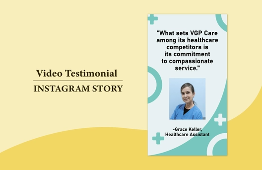 Video Testimonial Instagram Story Template
