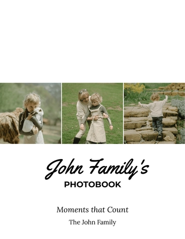 Family Photo Book Template