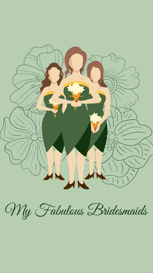 Bridesmaid Mobile Wallpaper