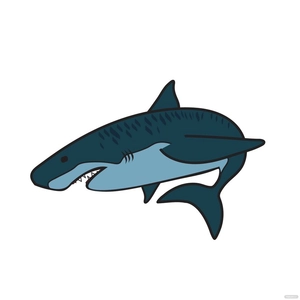 Tiger Shark Vector