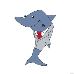 Business Shark Vector