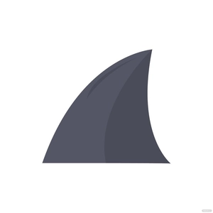 Shark Fin Vector