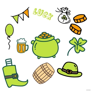 Doodle St. Patrick's Day Vector