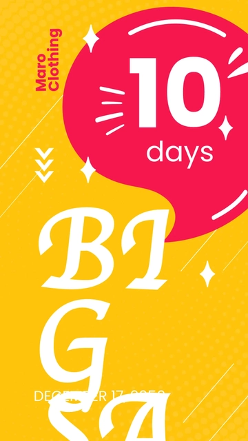 Free Sale Countdown Instagram Story Template to Edit Online