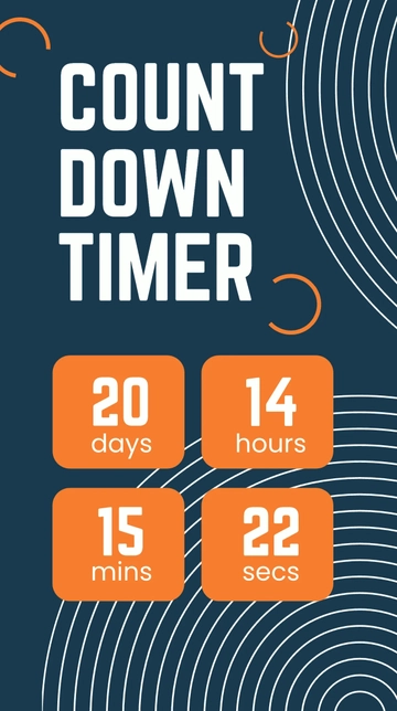 Free Countdown Timer Whatsapp Post Template to Edit Online