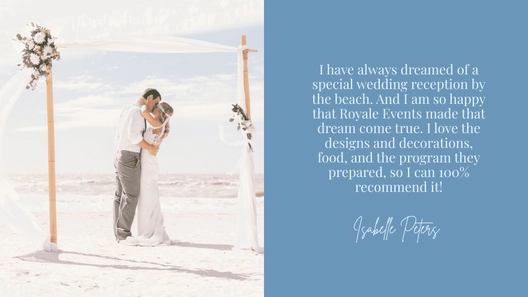 Wedding Agency Testimonial Template