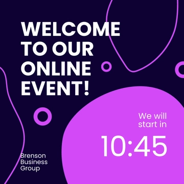 Free Welcome Countdown Linkedin Post Template to Edit Online