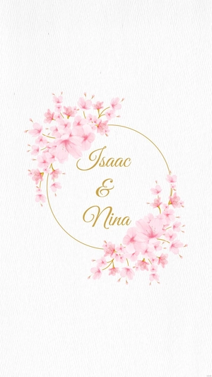 Wedding Wreath Mobile Wallpaper