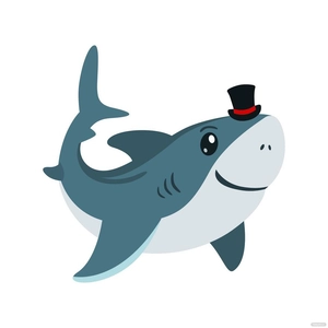 Daddy Shark Vector
