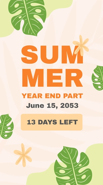 Free Party Countdown Whatsapp Post Template to Edit Online