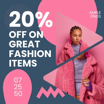Free Ecommerce Sale Instagram Post Template to Edit Online