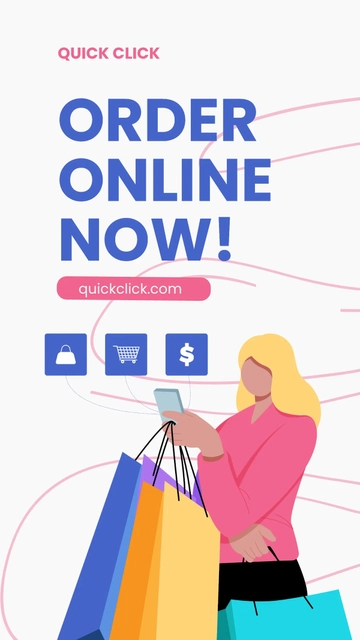 Free Online Shopping Ad Whatsapp Post Template to Edit Online