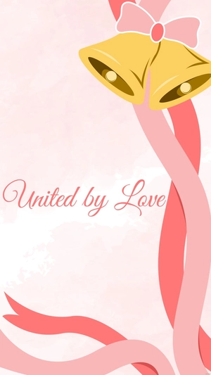Ribbon Wedding Mobile Wallpaper