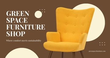 Free Online Furniture Shop Facebook Post Template to Edit Online