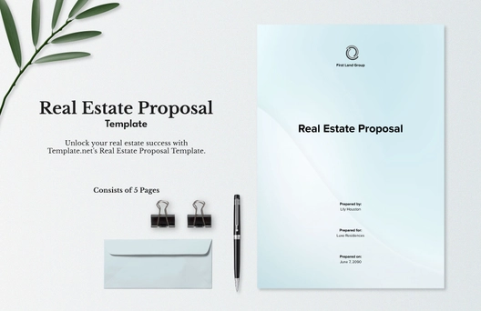 Real Estate Proposal Template