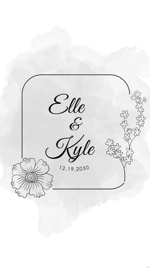 Wedding Stamp Mobile Wallpaper