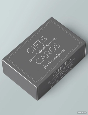 Wedding Card Box Label Template