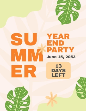 Party Countdown Flyer Template