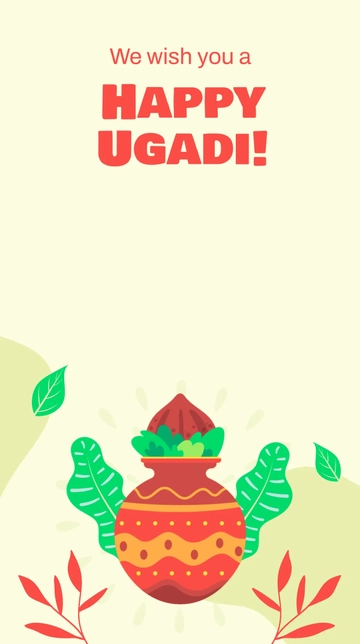 Free Happy Ugadi Snapchat Geofilter Template to Edit Online