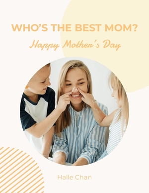 Mother's Day Photo Book Template