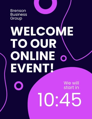 Welcome Countdown Flyer Template