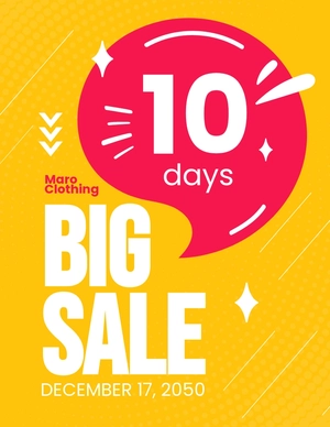 Sale Countdown Flyer Template