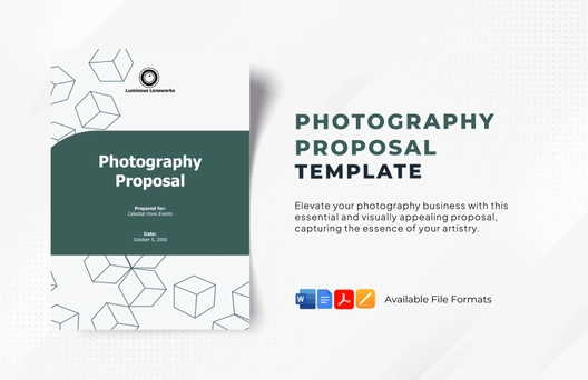 Photography Proposal Template