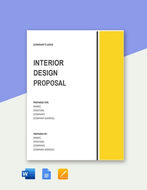 Interior Design Proposal Template
