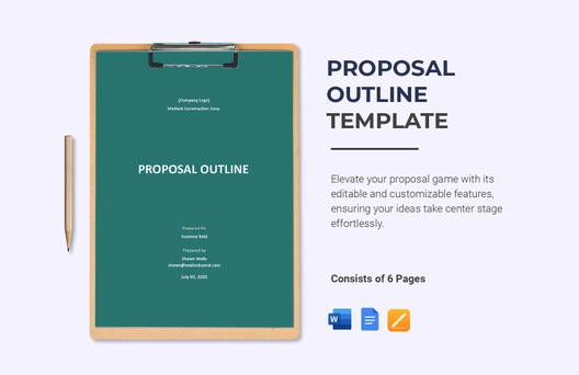 Proposal Outline Template Proposal Outline Template