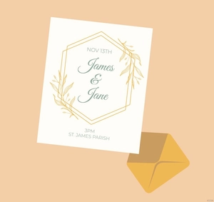 Wedding Invitation Illustration