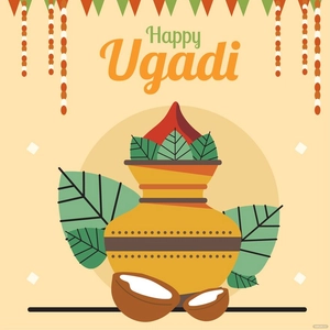 Ugadi Day Vector