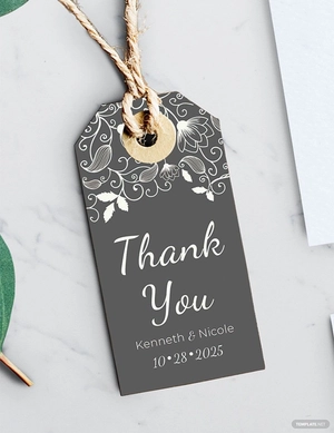 Wedding Favor Label Template
