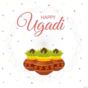 Ugadi Celebration Vector