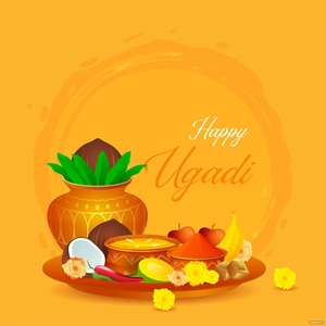 Ugadi Food Vector