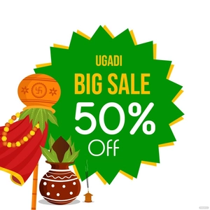 Ugadi Sale Vector