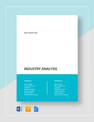 Sample Industry Analysis Template Sample Industry Analysis Template