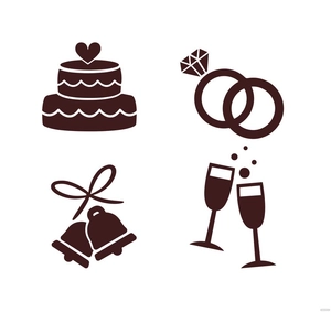 Wedding Icon Illustration