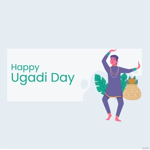 Ugadi Banner Vector