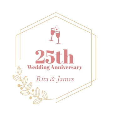 Free Wedding Anniversary Illustration Template to Edit Online