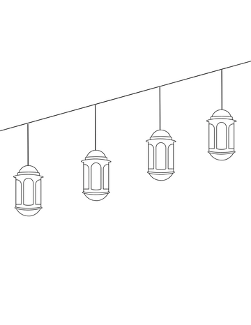 Free Wedding Lamp Coloring Page Template to Edit Online