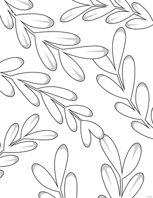 Wedding Vine Coloring Page